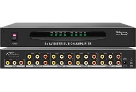 Bộ chia và khuếch đại 1x8 AV SB-3708M