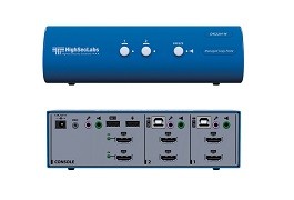 HighSecLabs 2-Port 4K30 UHD HDMI KVM Switch DK22H-N