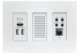 ZeeVee ZyPer4K-XS Decoder Wallplate Z4KDECC3XS-WPUS