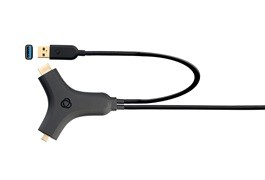 Kramer C-CU32/UC+H Active Multi-Format Input (M) to USB C Output (M) Adapter Cable