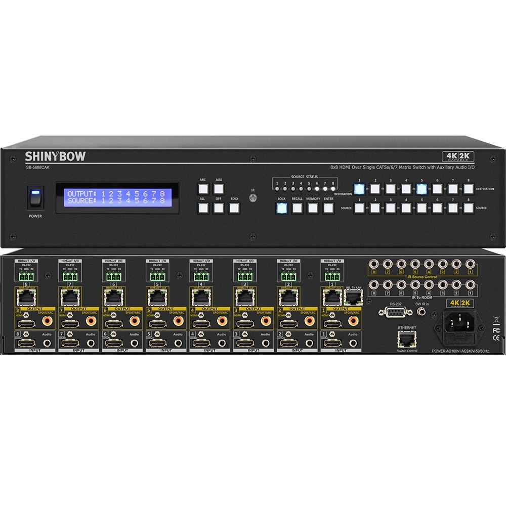 Ma trận chuyển mạch 8x8 HDMI SB-5688CAK (4K)