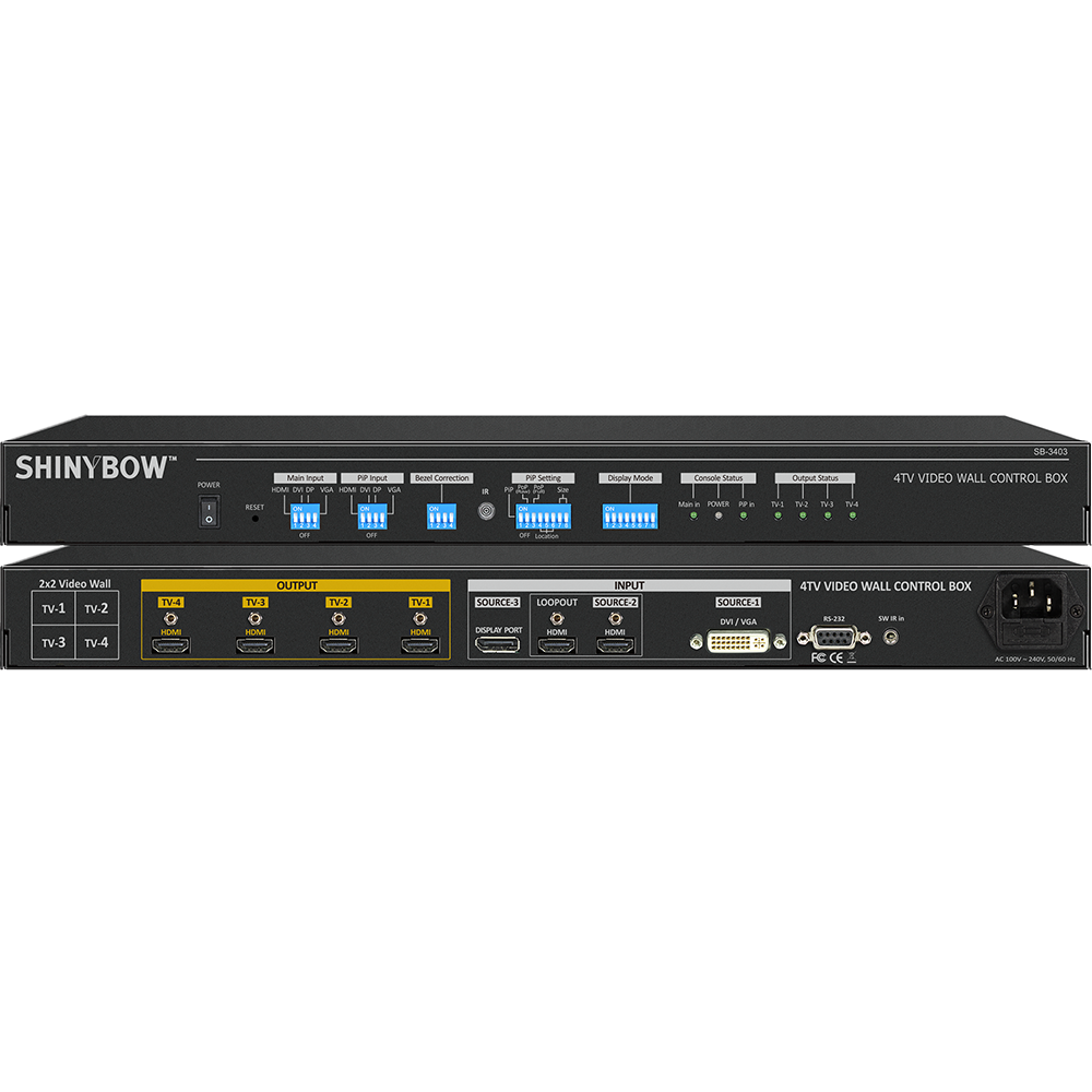 Bộ điều khiển Video Wall 4TV SB-3403
