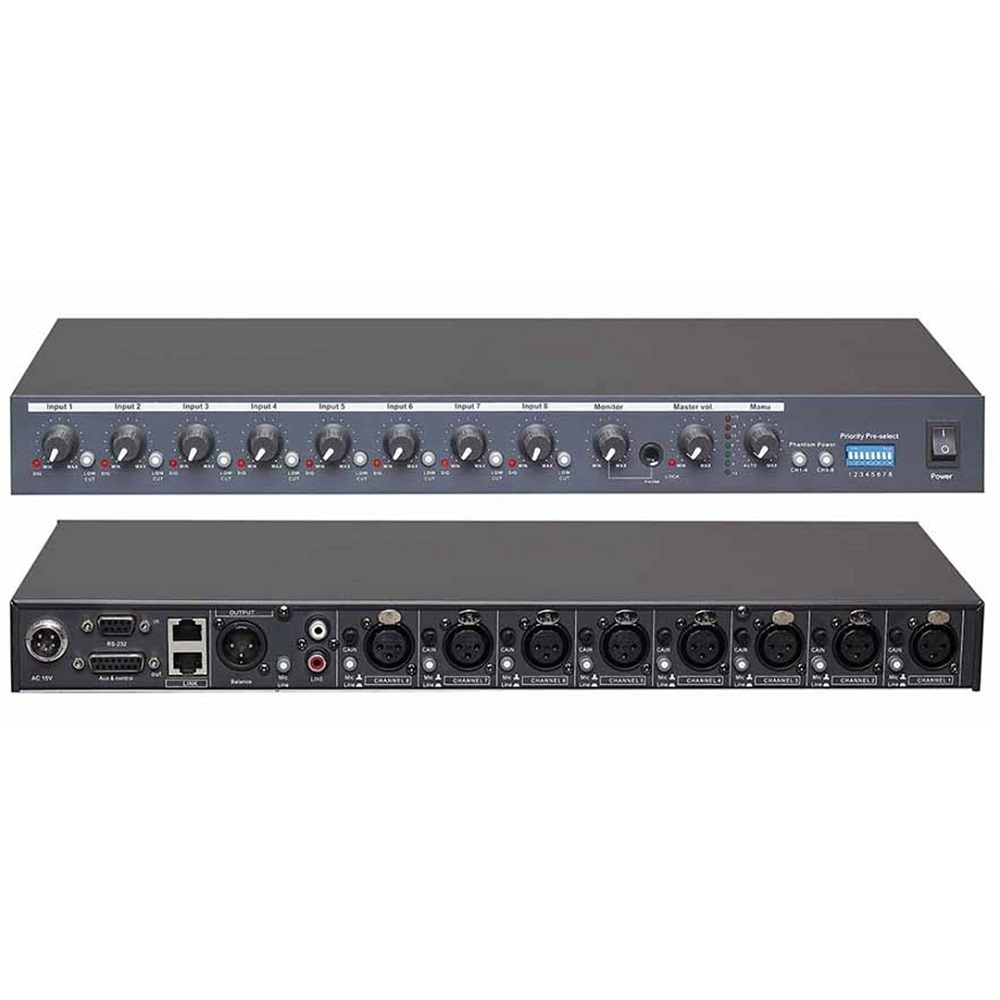 Eight channels sound mixer BKR BR-2820