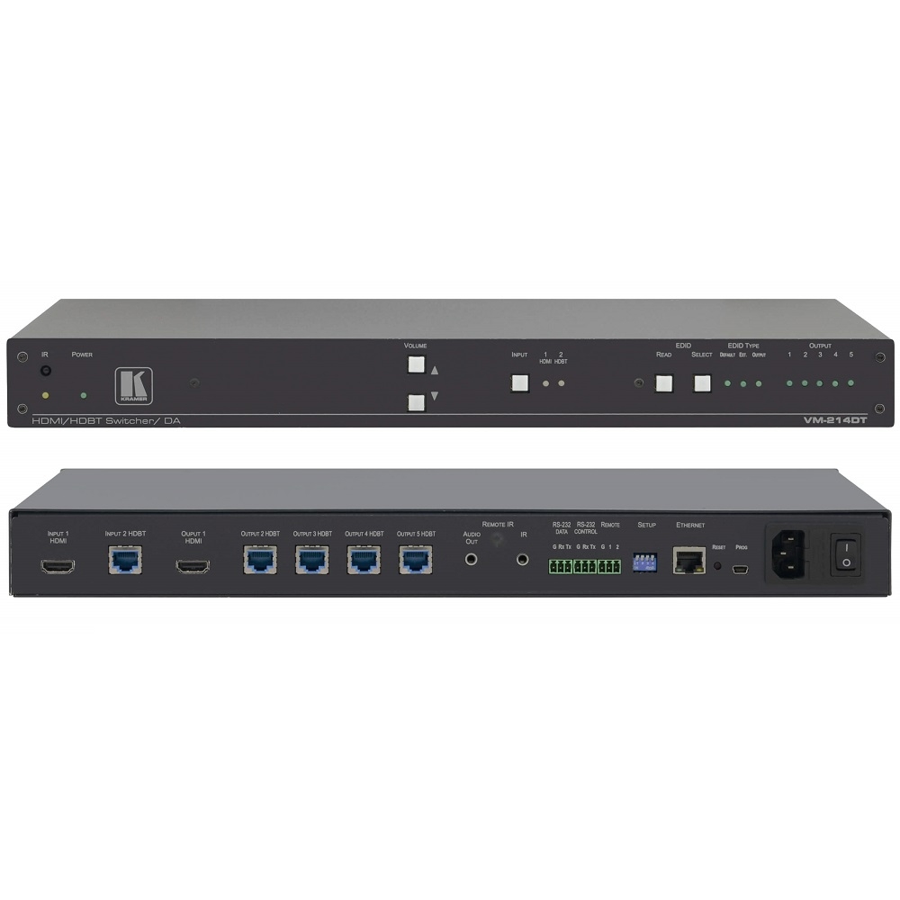 Bộ chia và khuếch đại HDMI-HDBT VM-214DT