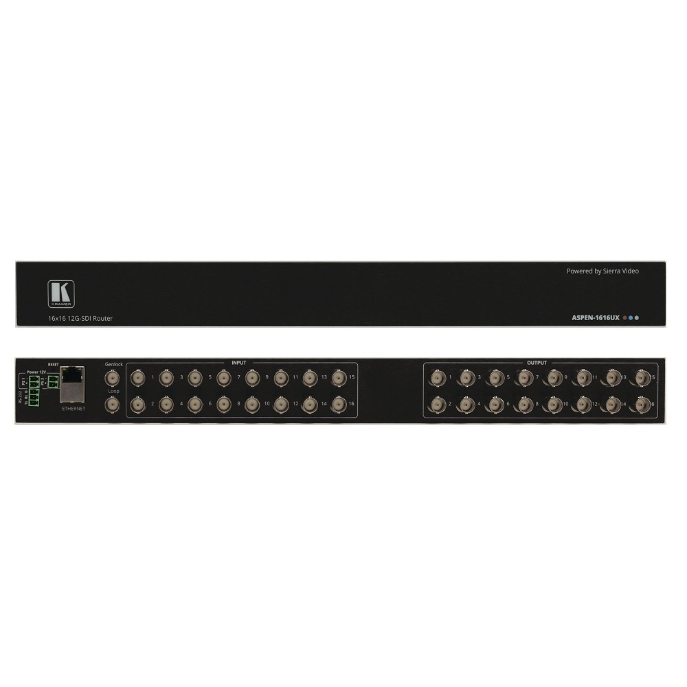Ma trận chuyển mạch 12G SDI ASPEN-1616UX