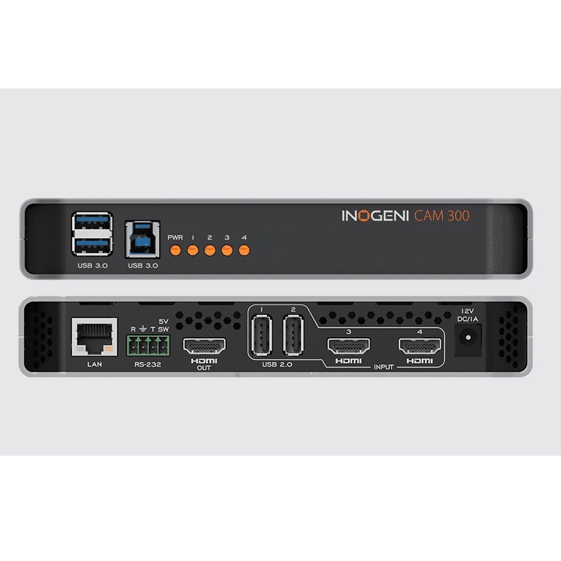 Inogeni CAM300 Switch 1 of 4 USB/HDMI cameras to USB 3.0
